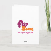 Leaning Tower Geburtstagskarte Karte (Rückseite)