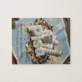 Leaning Tower of Pisa Italy Family Summer Vacation Puzzle (Horizontal)
