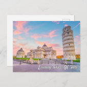 Leaning Tower Of Pisa, Italy Postkarte (Vorne/Hinten)