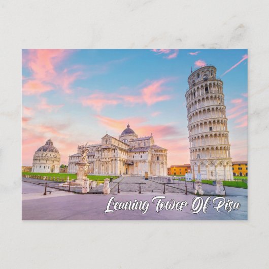 Leaning Tower Of Pisa, Italy Postkarte (Vorderseite)
