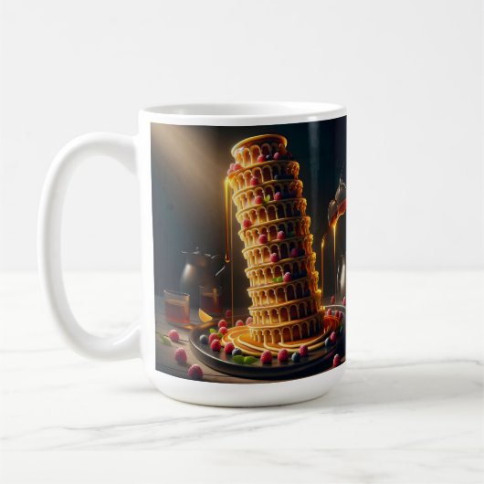 Leaning Tower of Yummy! Coffee Mug delux Kaffeetasse (Links)