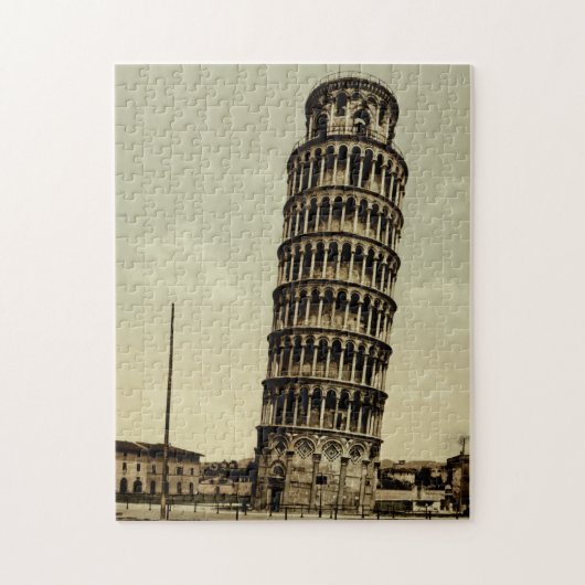 Leaning Tower Pisa Italien Puzzle (Vertikal)