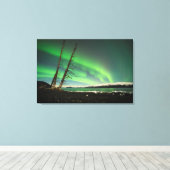 Leaning Tree Aurora Leinwanddruck (Insitu (Holzboden))