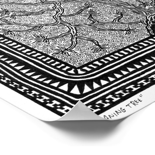 Leaning Tree Poster (Ecke)