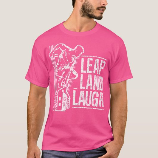 Leap And Laugh Parkour T-Shirt (Vorderseite)