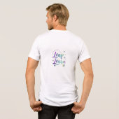 Leap and Learn. Tri-Blend Shirt (Rückseite voll)