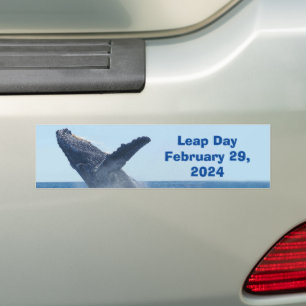 Leap Day 29. Februar 2024 Autoaufkleber