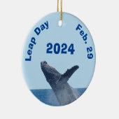 Leap Day 29. Februar 2024 Keramik Ornament (Rechts)