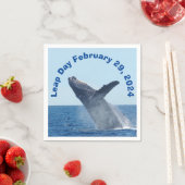 Leap Day 29. Februar 2024 Serviette (Beispiel)