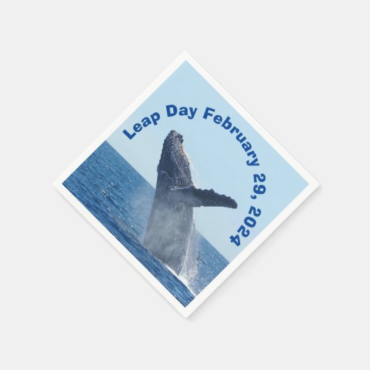 Leap Day 29. Februar 2024 Serviette (Ecke)