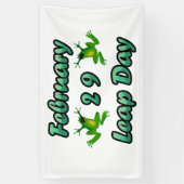 Leap Day 29. Februar Banner (Vertikal)