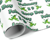 Leap Day 29. Februar Geschenkpapier (Rolleneckpunkt)