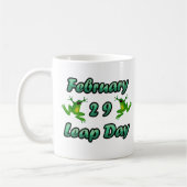 Leap Day 29. Februar Kaffeetasse (Links)