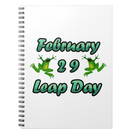 Leap Day 29. Februar Notizblock (Vorderseite)