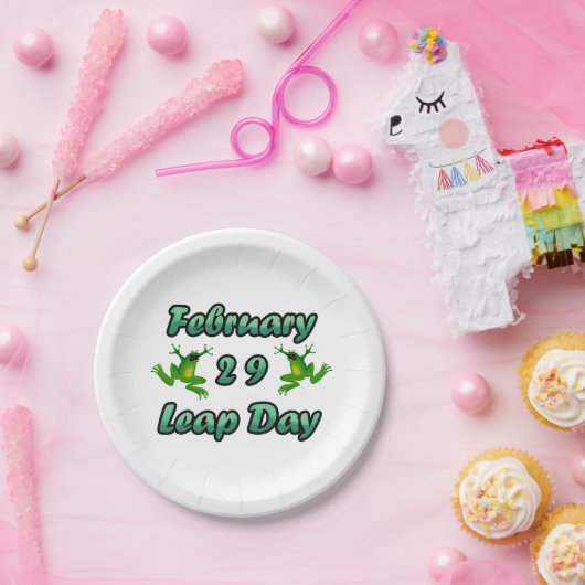 Leap Day 29. Februar Pappteller (Party)