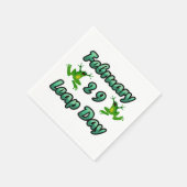 Leap Day 29. Februar Serviette (Ecke)