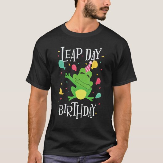 Leap Day Birthday 2024 Februar 29. Jahr Verkleidun T-Shirt (Vorderseite)