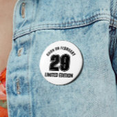 Leap Day Geboren am 29. Februar Leap Year Birthday Button