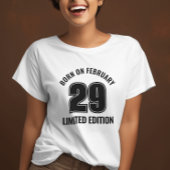 Leap Day Geboren am 29. Februar Leap Year Birthday T-Shirt