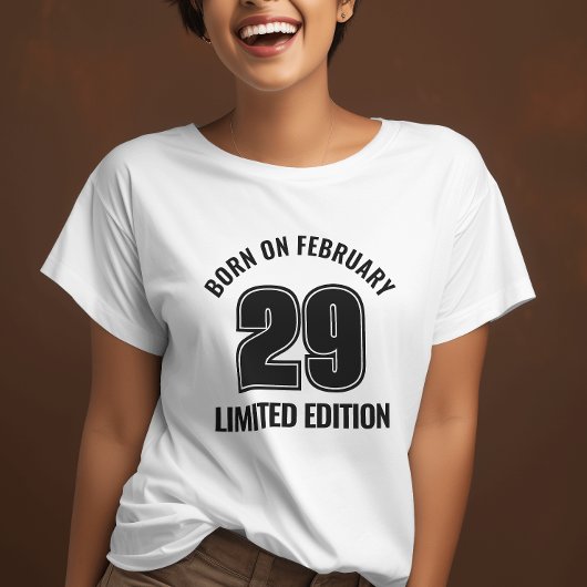 Leap Day Geboren am 29. Februar Leap Year Birthday T-Shirt