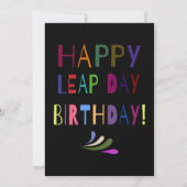 Leap Day Geburtstag | Sie anpassen Ankündigung (Vorderseite)