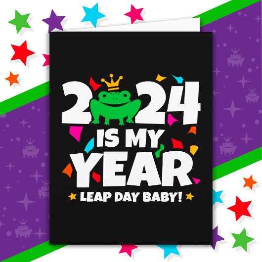 Leap Day Leaper 2024 ist mein Jahr 29. Februar Geb Karte