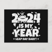 Leap Day Leaper 2024 ist mein Jahr 29. Februar Geb Postkarte (Vorderseite)