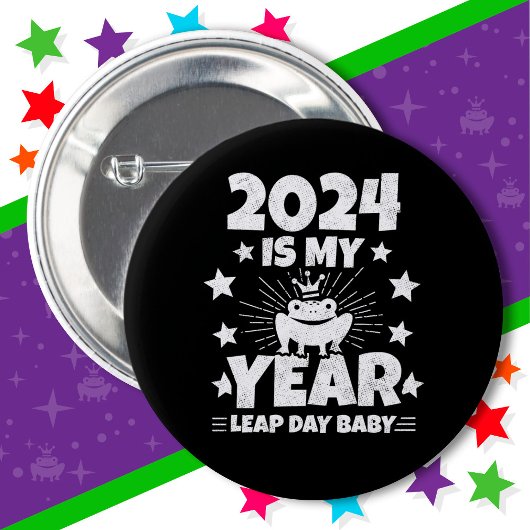 Leap Day Leapling 2024 ist mein Jahr 29. Februar G Button