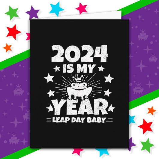 Leap Day Leapling 2024 ist mein Jahr 29. Februar G Karte