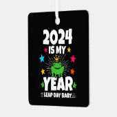 Leap Day Leapling 2024 ist mein Jahr 29. Februar G Ornament Aus Metall (Vorderseite links)