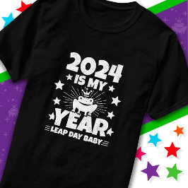 Leap Day Leapling 2024 ist mein Jahr 29. Februar G T-Shirt
