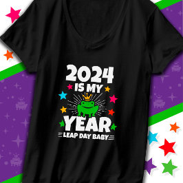 Leap Day Leapling 2024 ist mein Jahr 29. Februar G T-Shirt