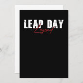 Leap Day Legend Leap Jahr 29. Februar Geschenk Einladung (Vorne/Hinten)