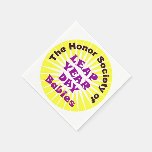 LEAP DAY LOGO SERVIETTE (Ecke)