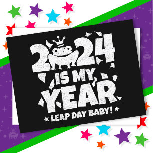 Leap Day Springer 2024 Ist Mein Jahr 29. Februar G Postkarte