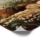 "Leap Findest the Sleeping Princess" von John Baue Poster (Ecke)