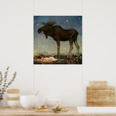 "Leap Findest the Sleeping Princess" von John Baue Poster (Küche)