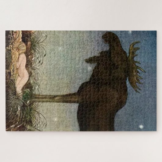 "Leap Findest the Sleeping Princess" von John Baue Puzzle (Horizontal)