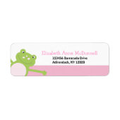 Leap Frog Custom Address Labels (Pink) (Vorne)