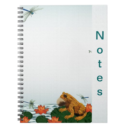 Leap Frog Design Notebook Notizblock (Vorderseite)