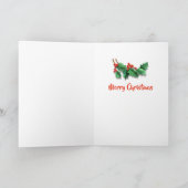 Leap frog herzen Weihnachtskarte Karte (Innenseite)