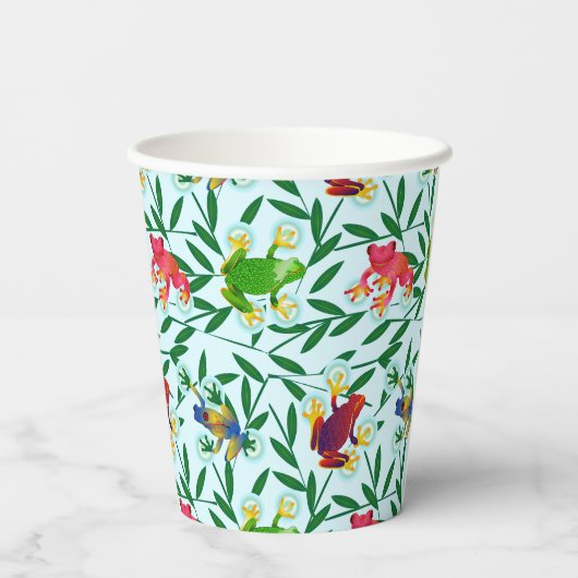 Leap Frog Jungle Party Pappbecher (Rückseite)