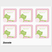 Leap Frog Square Gefallen Sticker (6 große) (Blatt)