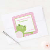 Leap Frog Square Gefallen Sticker (6 große) (Umschlag)