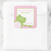 Leap Frog Square Gefallen Sticker (6 große) (Tasche)