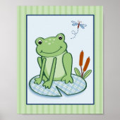 Leap Frosch Schildkröte Kinderzimmer Wand Printwer Poster (Vorne)