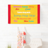 Leap Hop Überspringen Lean Text Design gemischte F Banner (Insitu)