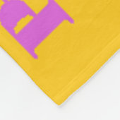 Leap Hop Überspringen Lean Text Design gemischte F Fleecedecke (Ecke)