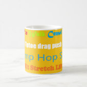 Leap Hop Überspringen Lean Text Design gemischte F Kaffeetasse (Mittel)