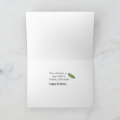 Leap Hund Geburtstag Karte (Innenseite)